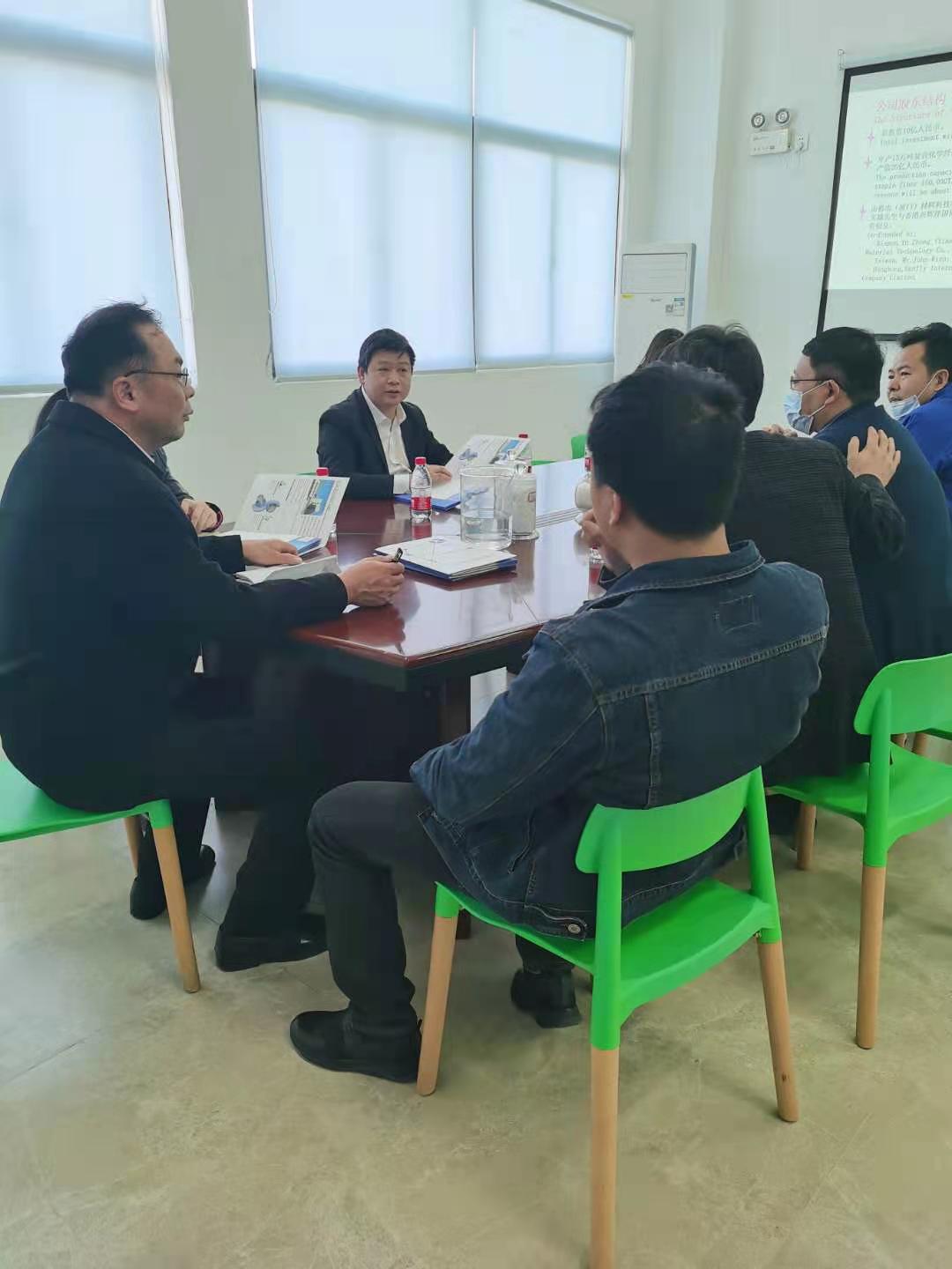 惠安縣常委、統(tǒng)戰(zhàn)部部長(zhǎng)何國(guó)平一行蒞臨公司調(diào)研