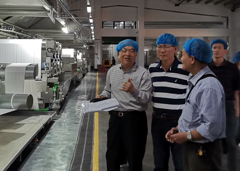 市工信委員蒞臨裕忠(福建)新材料科技有限公司“數(shù)字化車間”現(xiàn)場(chǎng)認(rèn)定